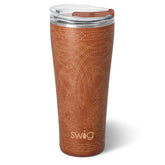Saddle Stitch Cognac Tumbler 32oz