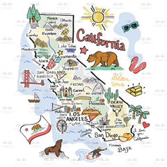 California Medium Iced Cup Coolie