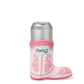 Boot Scootin' Pink Slim Can Coolie