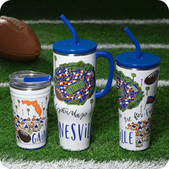 Saturdays in Gainesville Straw Tumbler 32oz