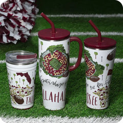 Saturdays in Tallahassee Straw Tumbler 32oz