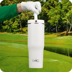 White Golf Ball To-Go Tumbler 30oz