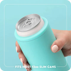 Saltwater Camo Skinny Can Cooler 12oz