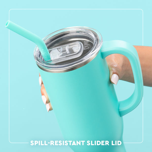 Swig Life 30oz Mega Mug Clear Slider Lid - spill resistant, removable slider lid