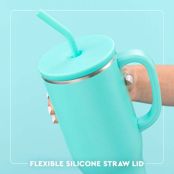 Swig Life 40oz Mega Mug with Straw Lid - spill resistant, removable slider lid