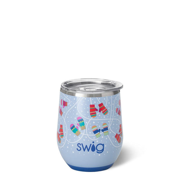 Swig Life 12oz Snow Day Insulated Stemless Wine Cup