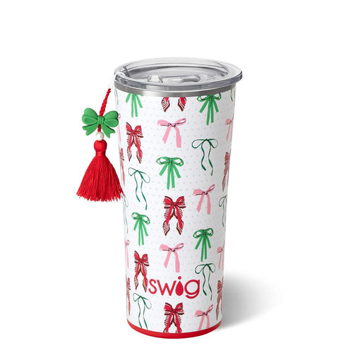 Swig Life 22oz Ribbons and Bows Insulated Tumbler