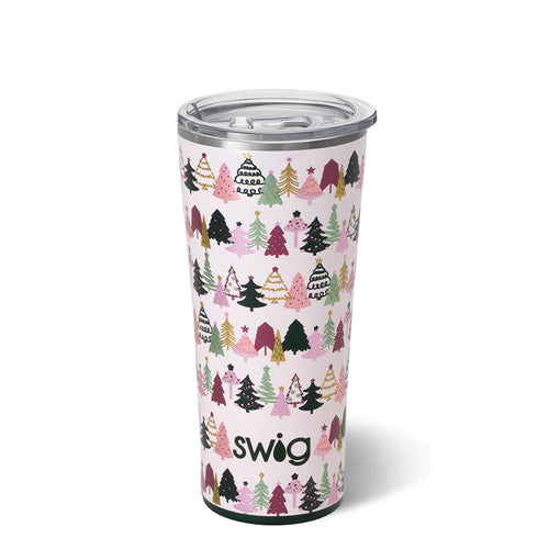 Swig Life 22oz Tinseled Trees Insulated Tumbler