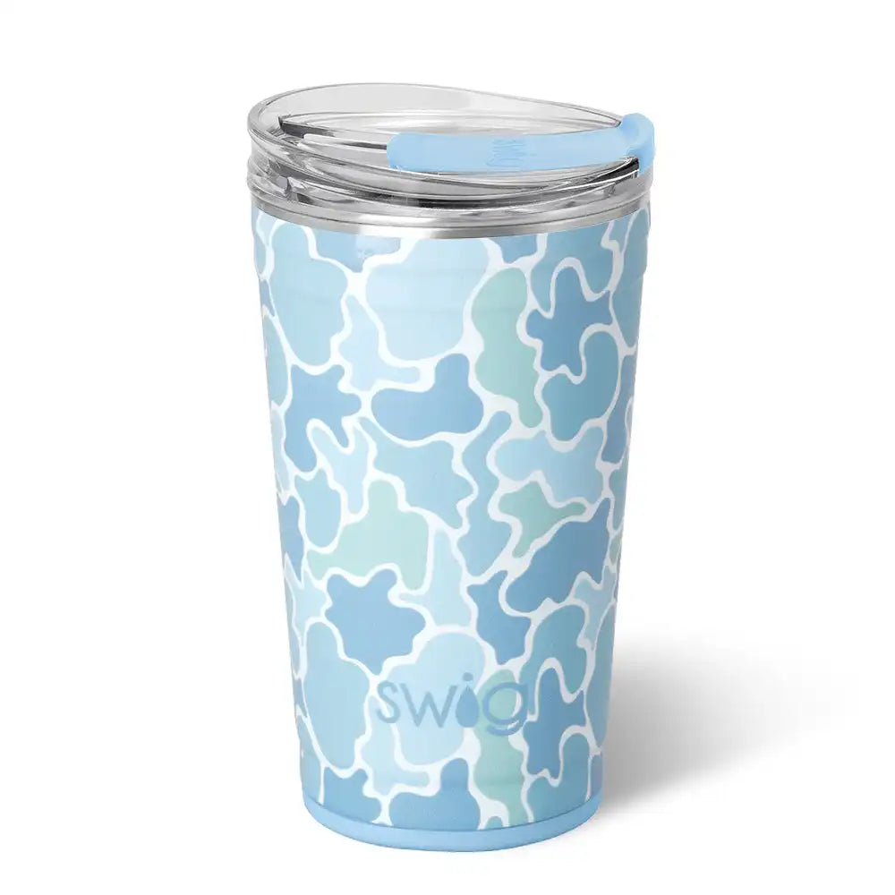 Saltwater Camo Party Cup 24oz