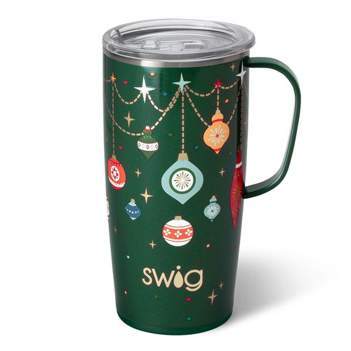 Swig Life 22oz Deck the Halls Insulated Travel Mug with Handle