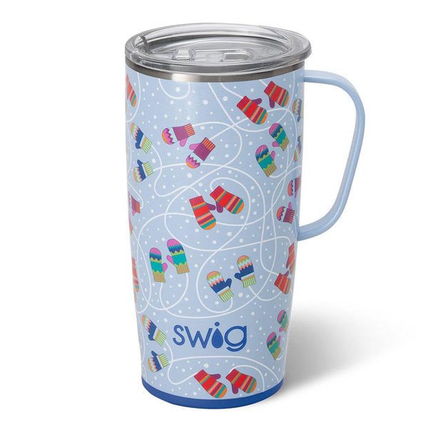 Swig Life 22oz Snow Day Insulated Travel Mug with Handle