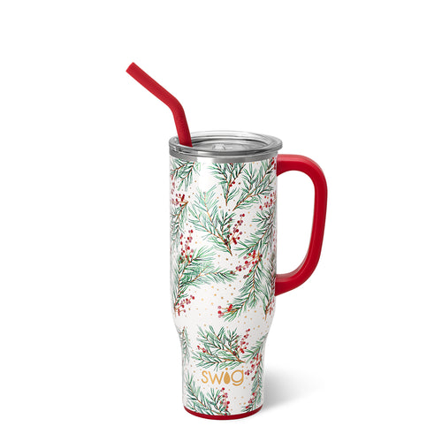 Swig Life 30oz Winterberry Insulated Mega Mug with Handle