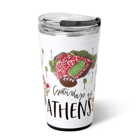 Saturdays in Athens Straw Tumbler (32oz)