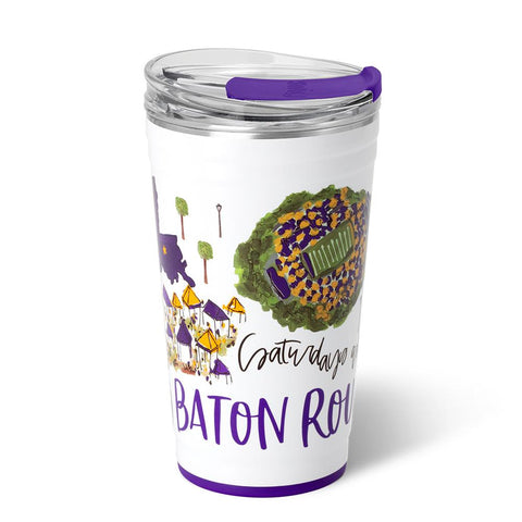 Geaux Gameday Stemless Wine Cup (14oz)