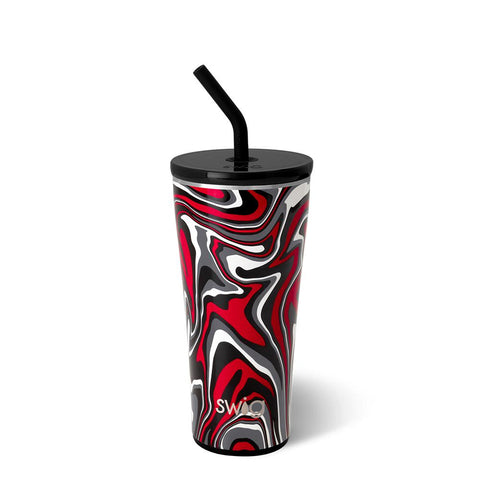 Fanzone Maroon Straw Tumbler (32oz)