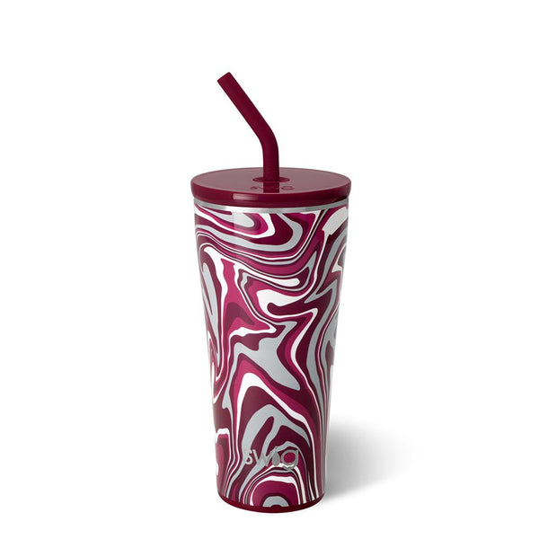 Swig Life 32oz Fanzone Maroon Insulated Tumbler