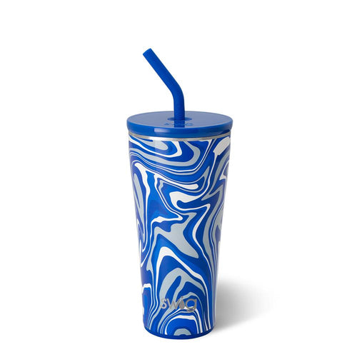 Swig Life 32oz Fanzone Royal Insulated Straw Tumbler