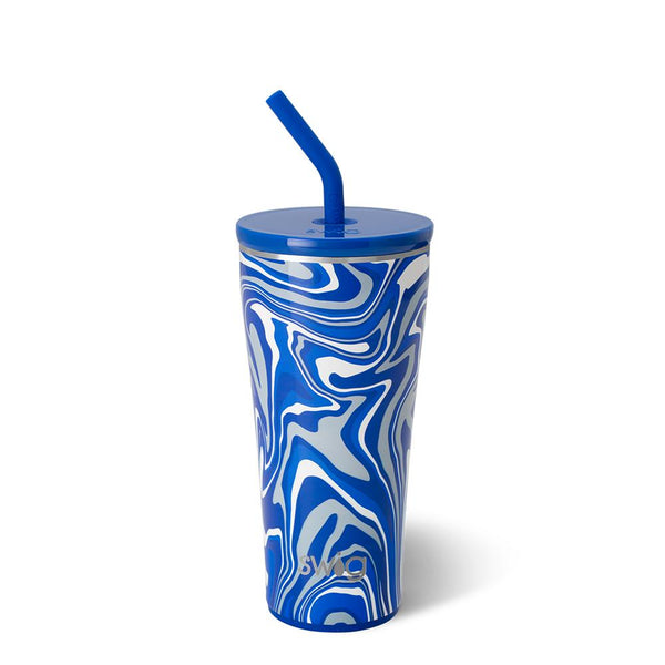 Swig Life 32oz Fanzone Royal Insulated Straw Tumbler