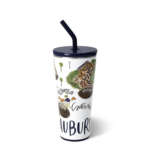 Swig Life 32oz Saturdays in Auburn Insulated Straw Tumbler