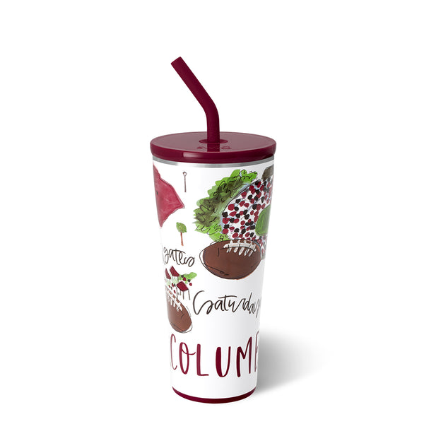 Swig Life 32oz Saturdays in Columbia, SC Insulated Straw Tumbler