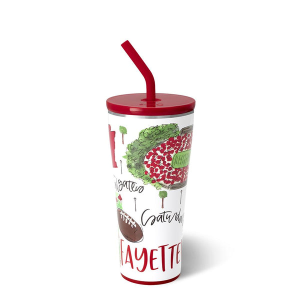 Swig Life 32oz Saturdays in Fayetteville Insulated Straw Tumbler