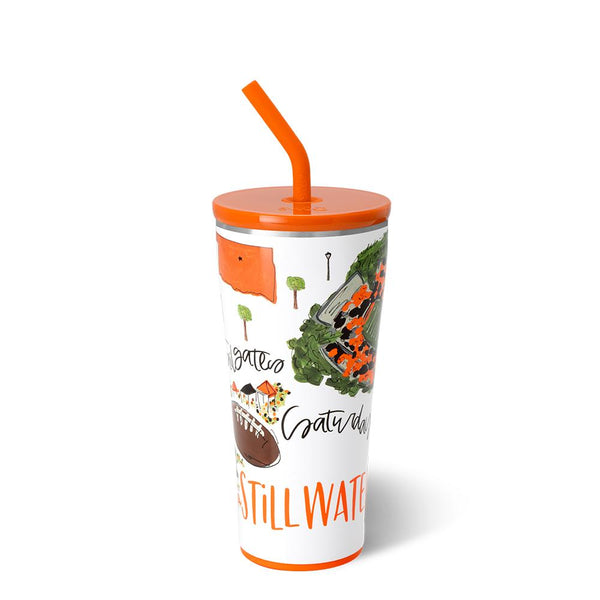 Swig Life 32oz Saturdays in Stillwater Insulated Straw Tumbler