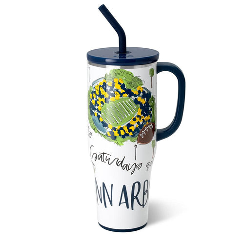 Swig Life 40oz Saturdays in Ann Arbor Insulated Mega Mug