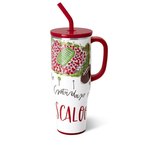 Fanzone Maroon Straw Tumbler (32oz)