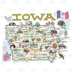 Iowa Medium Iced Cup Coolie