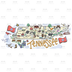 Tennessee Medium Iced Cup Coolie