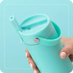 Olive Flip + Sip Slim Tumbler 12oz