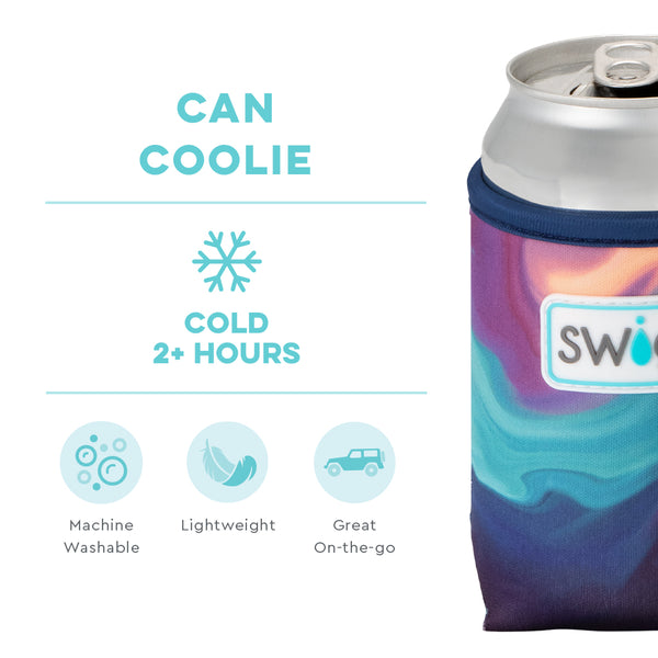 Swig Life Aura Insulated Neoprene Can Coolie temperature infographic - cold 2+ hours