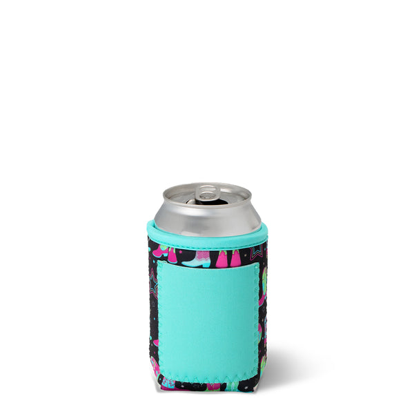 Swig Life Disco Cowgirl Insulated Neoprene Can Coolie with Storage Pocket