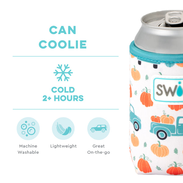 Swig Life Pumpkin Patch Insulated Neoprene Can Coolie temperature infographic - cold 2+ hours