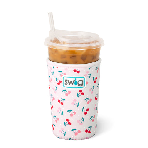 Swig Life Cherry Pie Insulated Neoprene Iced Cup Coolie