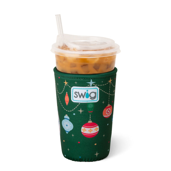 Swig Life Deck the Halls Insulated Neoprene Iced Cup Coolie