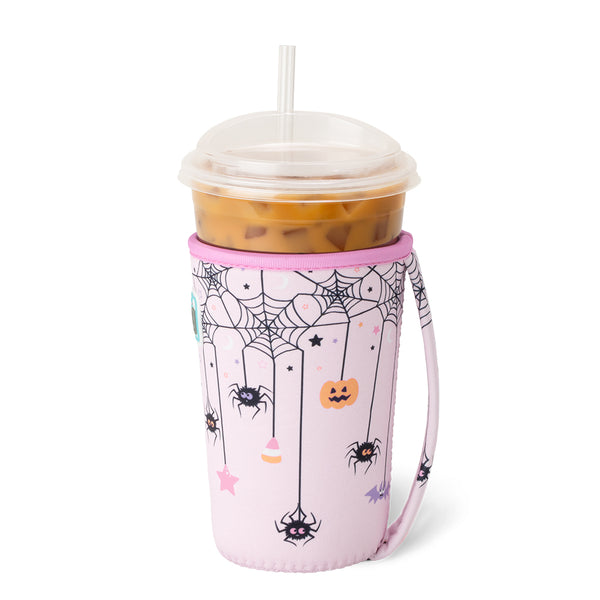 Swig Life Sweet and Spooky Insulated Neoprene Iced Cup Coolie with hand strap