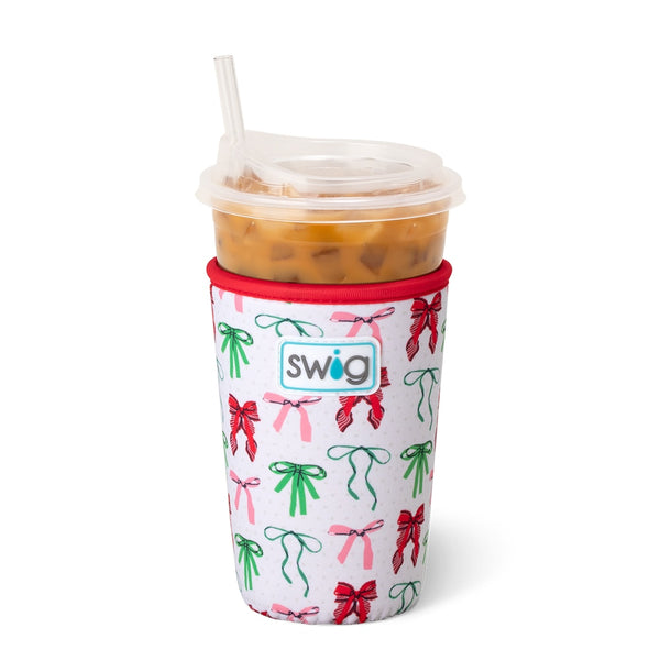 Swig Life Ribbons and Bows Insulated Neoprene Iced Cup Coolie