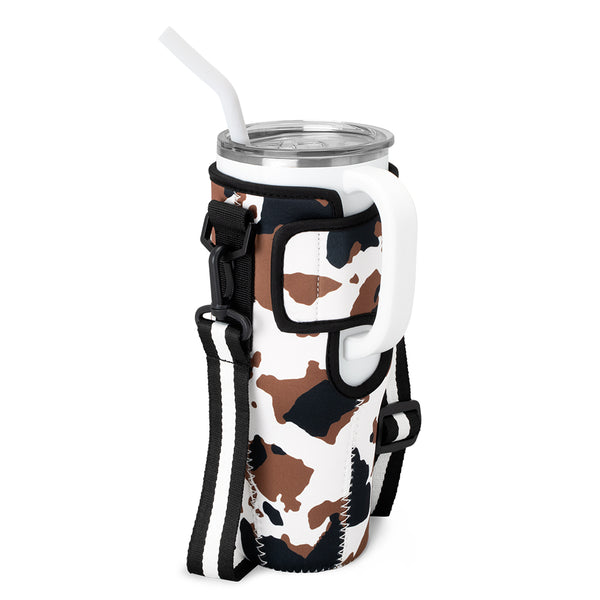 Swig Life Hayride 40oz Mega Mug Sling side view with velcro enclosure