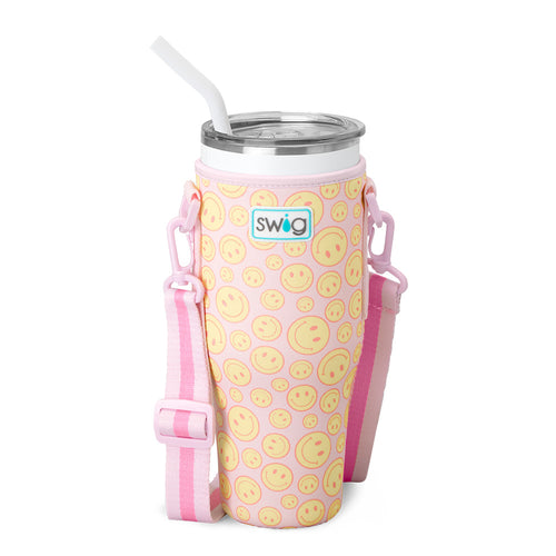 Swig Life Oh Happy Day 40oz Mega Mug Sling with adjustable strap