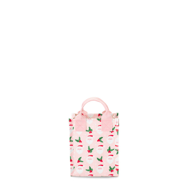 Swig Life Holly Jolly Laminated Mini Reusable Bag back view