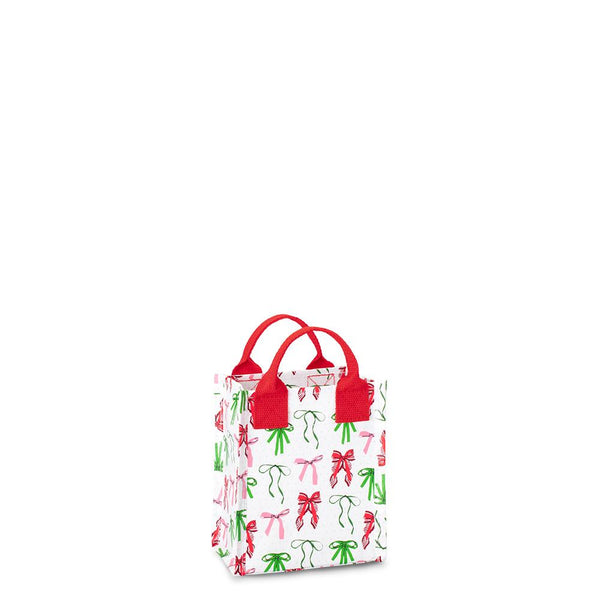 Swig Life Ribbons and Bows Laminated Mini Reusable Bag