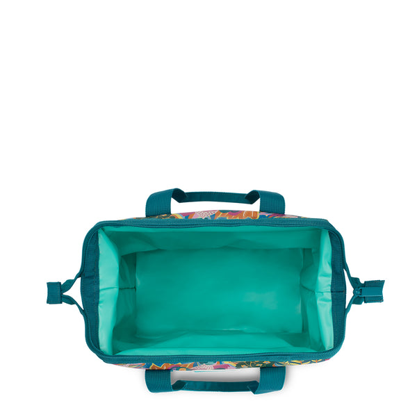 Swig Life Bazaar Packi 12 Cooler open view from the top with aqua insulated liner