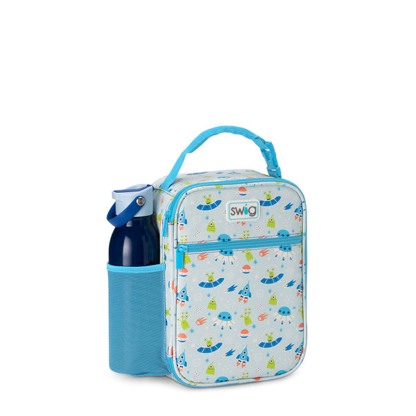 Swig Life Insulated Space Camp Boxxi Lunch Bag with Blue Tide Flip + Sip Bottle