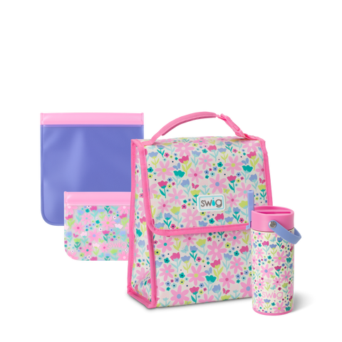 Flower Power Reusable Storage Baggies (Set of 4)