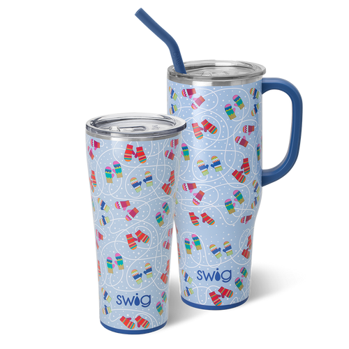 Swig Life Snow Day Mega Set including a 32oz Tumbler and a 40oz Mega Mug