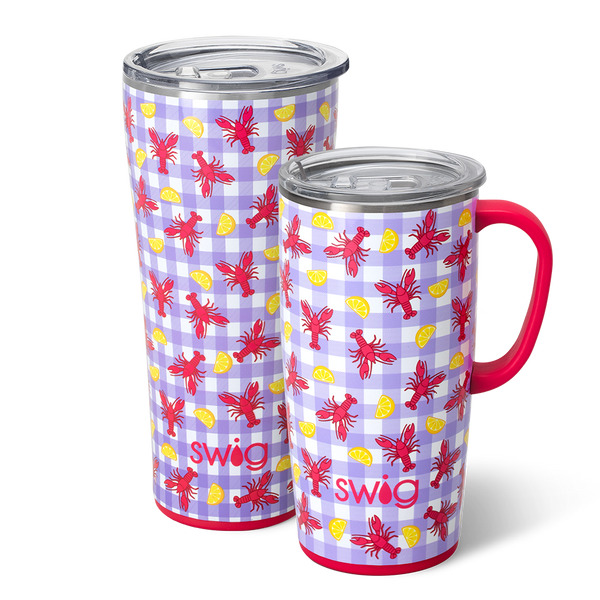 Swig Life Let the Good Times Boil XL Set including a 22oz Travel Mug and a 32oz Tumbler