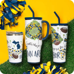 Saturdays in Ann Arbor Mega Mug 40oz