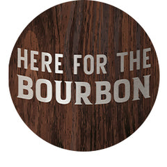 Swig Life 12oz 'Here for the Bourbon' Bourbon Barrel Insulated Lowball Tumbler - Swig Life