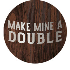 Swig Life 12oz 'Make Mine a Double' Bourbon Barrel Insulated Lowball Tumbler - Swig Life